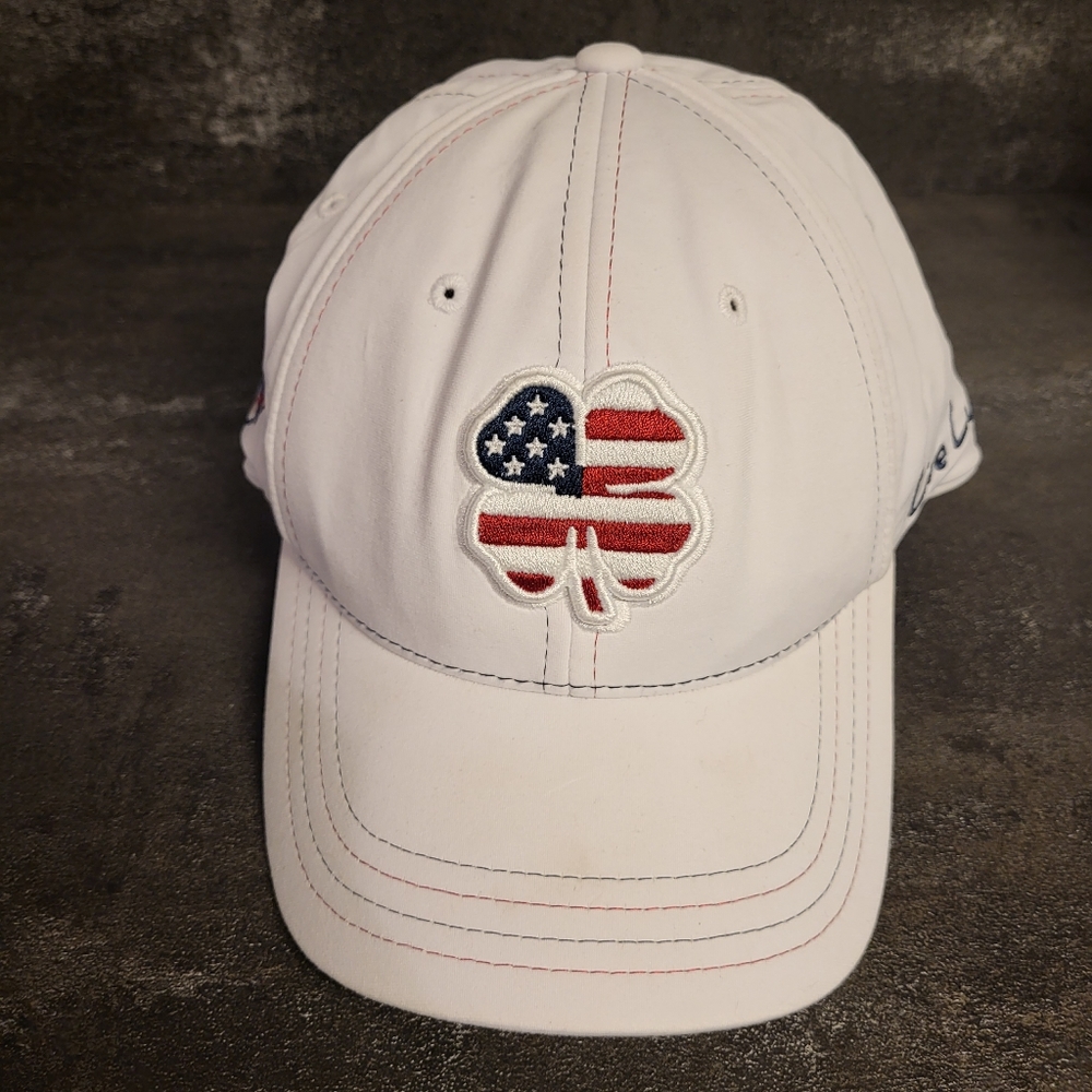 White Clover American Flag Baseball Cap